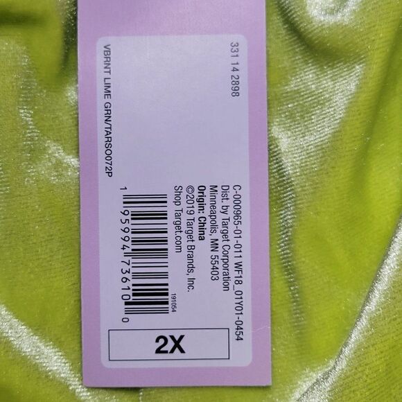 WildāFableāRuchedāLimeĀ GreenāVelvetāBodyconāDressāSzā2X - Picture 8 of 10